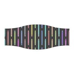 Pencil Stationery Rainbow Vertical Color Stretchable Headband by Mariart