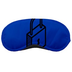 Padlock Love Blue Key Sleeping Masks