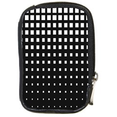 Plaid White Black Compact Camera Cases by Mariart