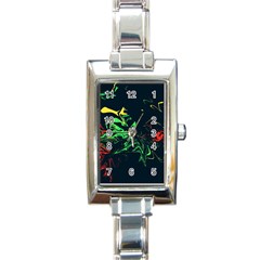 Colors Rectangle Italian Charm Watch by Valentinaart