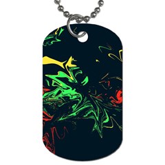 Colors Dog Tag (one Side) by Valentinaart