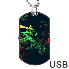 Colors Dog Tag Usb Flash (two Sides) by Valentinaart