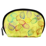 Watercolors on a yellow background                Accessory Pouch Front