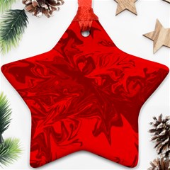 Colors Star Ornament (two Sides) by Valentinaart