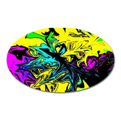 Colors Oval Magnet by Valentinaart