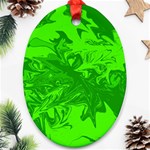 Colors Oval Ornament (Two Sides) Front