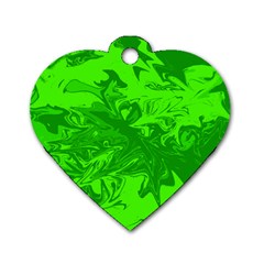 Colors Dog Tag Heart (one Side) by Valentinaart