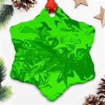 Colors Snowflake Ornament (Two Sides) Back