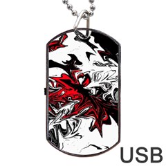 Colors Dog Tag Usb Flash (one Side) by Valentinaart