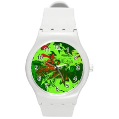 Colors Round Plastic Sport Watch (m) by Valentinaart