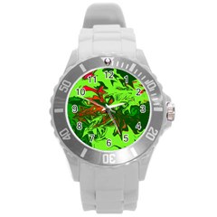 Colors Round Plastic Sport Watch (l) by Valentinaart