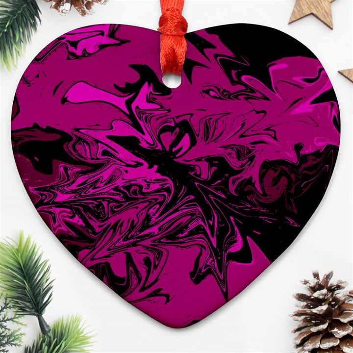 Colors Heart Ornament (Two Sides)