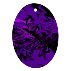 Colors Oval Ornament (two Sides)