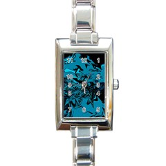 Colors Rectangle Italian Charm Watch by Valentinaart