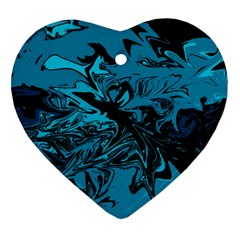 Colors Heart Ornament (two Sides)