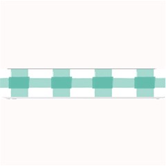 Plaid Blue Green White Line Small Bar Mats by Mariart