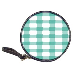 Plaid Blue Green White Line Classic 20-cd Wallets by Mariart