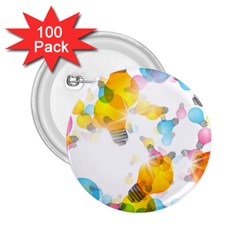 Lamp Color Rainbow Light 2 25  Buttons (100 Pack)  by Mariart