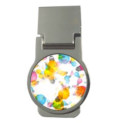 Lamp Color Rainbow Light Money Clips (round)  by Mariart