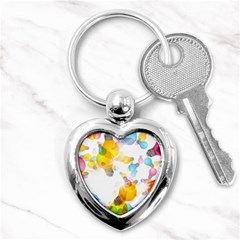 Lamp Color Rainbow Light Key Chains (heart)  by Mariart