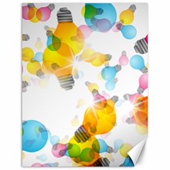 Lamp Color Rainbow Light Canvas 12  X 16  