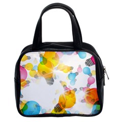 Lamp Color Rainbow Light Classic Handbags (2 Sides) by Mariart