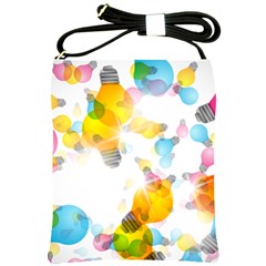 Lamp Color Rainbow Light Shoulder Sling Bags by Mariart