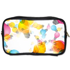 Lamp Color Rainbow Light Toiletries Bags 2-side by Mariart