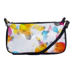 Lamp Color Rainbow Light Shoulder Clutch Bags by Mariart