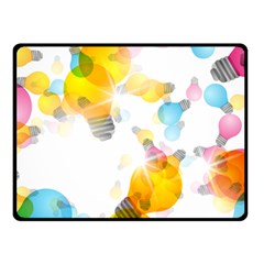 Lamp Color Rainbow Light Fleece Blanket (small) by Mariart