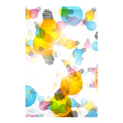 Lamp Color Rainbow Light Shower Curtain 48  X 72  (small)  by Mariart