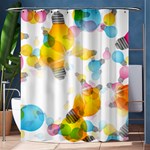 Lamp Color Rainbow Light Shower Curtain 60  x 72  (Medium)  60 x72  Curtain