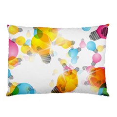 Lamp Color Rainbow Light Pillow Case (two Sides) by Mariart