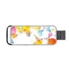 Lamp Color Rainbow Light Portable Usb Flash (two Sides) by Mariart