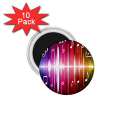 Music Data Science Line 1 75  Magnets (10 Pack) 