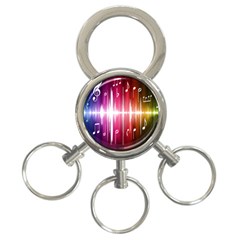 Music Data Science Line 3-ring Key Chains