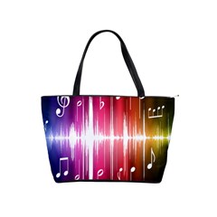 Music Data Science Line Shoulder Handbags by Mariart