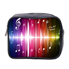 Music Data Science Line Mini Toiletries Bag 2-side by Mariart