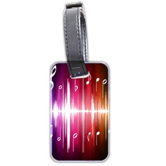 Music Data Science Line Luggage Tags (two Sides) by Mariart