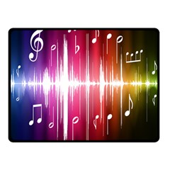 Music Data Science Line Double Sided Fleece Blanket (small)  by Mariart