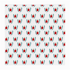 Sage Apple Wrap Smile Face Fruit Medium Glasses Cloth by Mariart