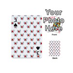 Sage Apple Wrap Smile Face Fruit Playing Cards 54 (Mini)  Front - Spade3