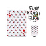 Sage Apple Wrap Smile Face Fruit Playing Cards 54 (Mini)  Front - HeartJ