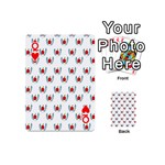 Sage Apple Wrap Smile Face Fruit Playing Cards 54 (Mini)  Front - HeartQ