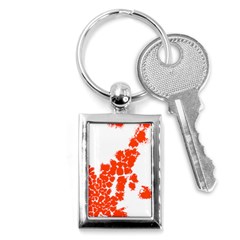 Red Spot Paint Key Chains (rectangle) 