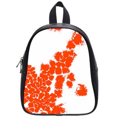 Red Spot Paint School Bags (small)  by Mariart