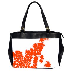 Red Spot Paint Office Handbags (2 Sides)  by Mariart