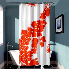 Red Spot Paint Shower Curtain 36  X 72  (stall)  by Mariart