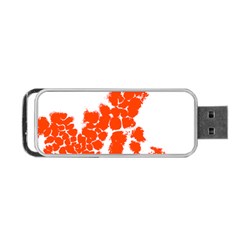 Red Spot Paint Portable Usb Flash (one Side) by Mariart