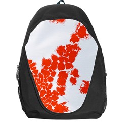 Red Spot Paint Backpack Bag by Mariart